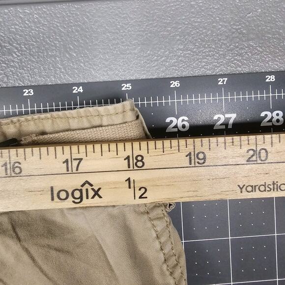 Vintage Polo Jeans Co Cargo Shorts Mens 36x11 Baggy Loose Classic 90s Preppy - Picture 10 of 14